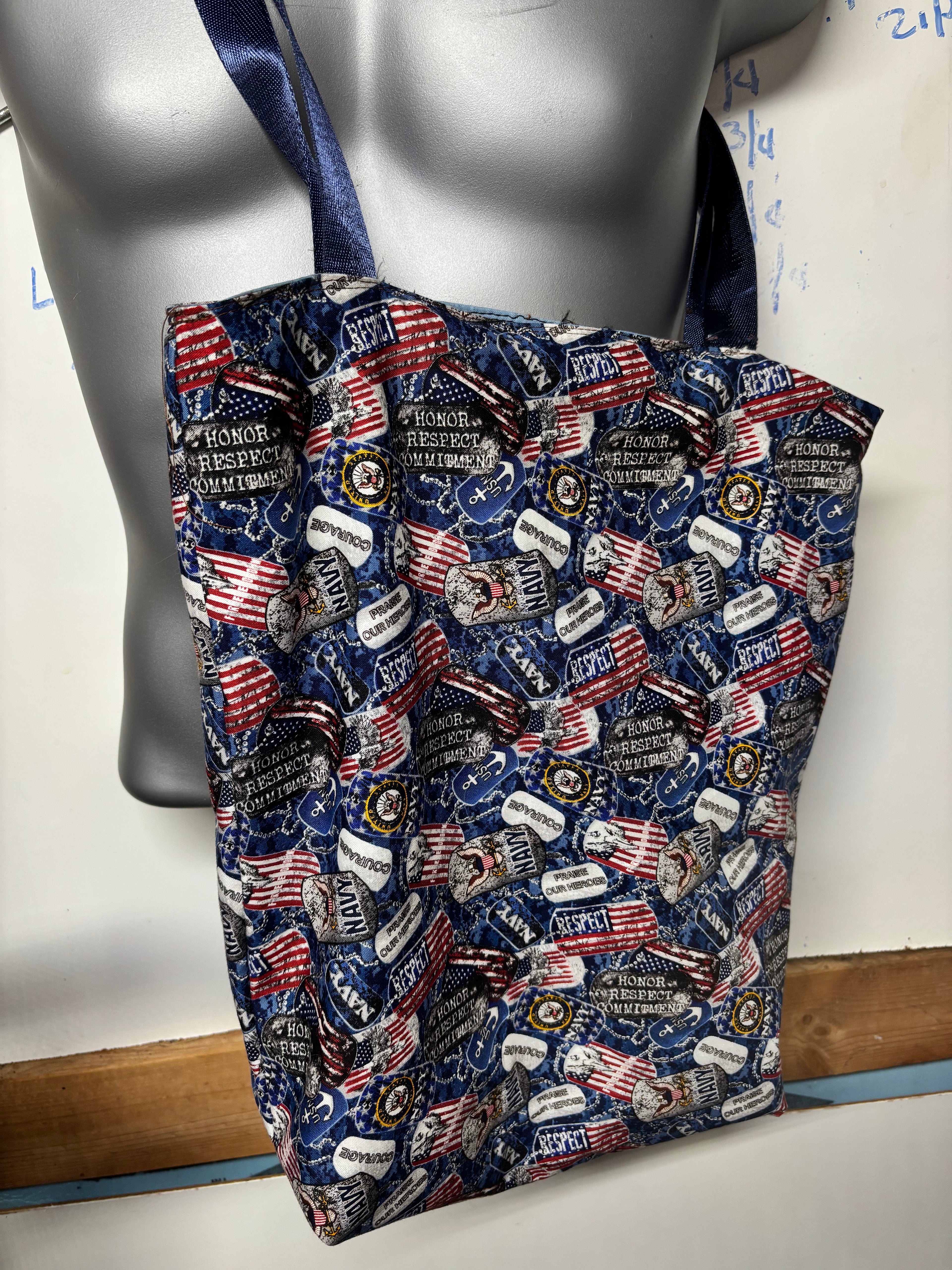 Military tote bag